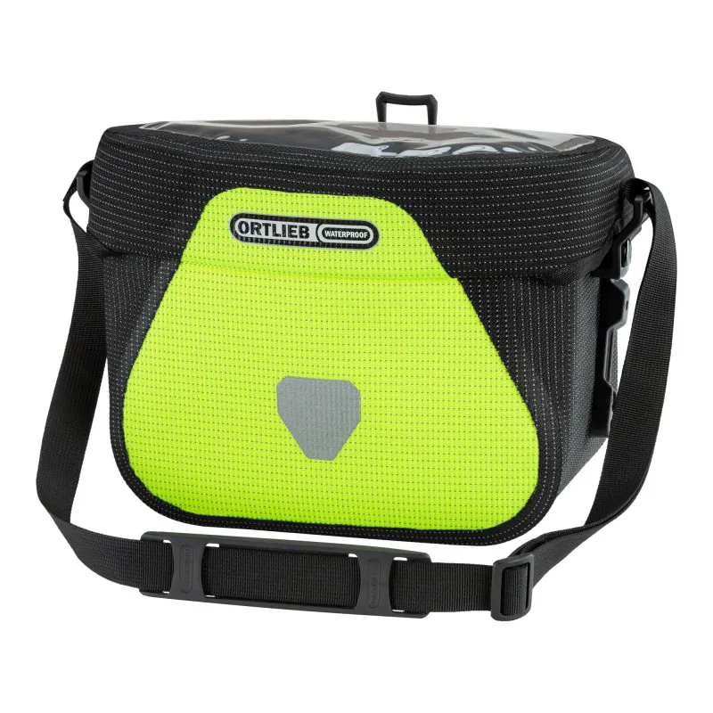 Ortlieb Ultimate Six High Visibility 6.5L Handlebar Bag in Yellow